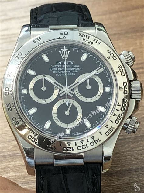 bracelet crocodile rolex|leather strap for rolex daytona.